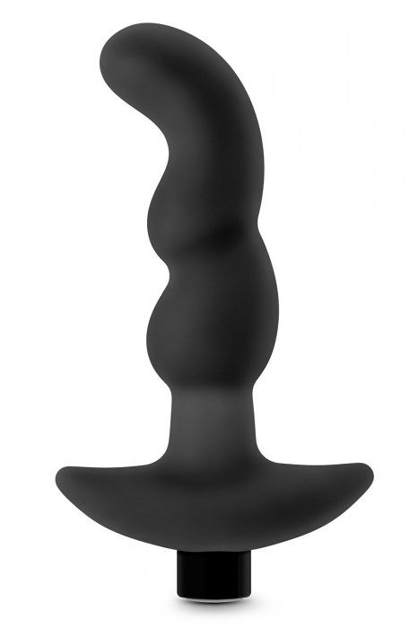 Черный вибромассажер простаты Prostate Massager 03 - 15,2 см. - Blush Novelties - в Королеве купить с доставкой