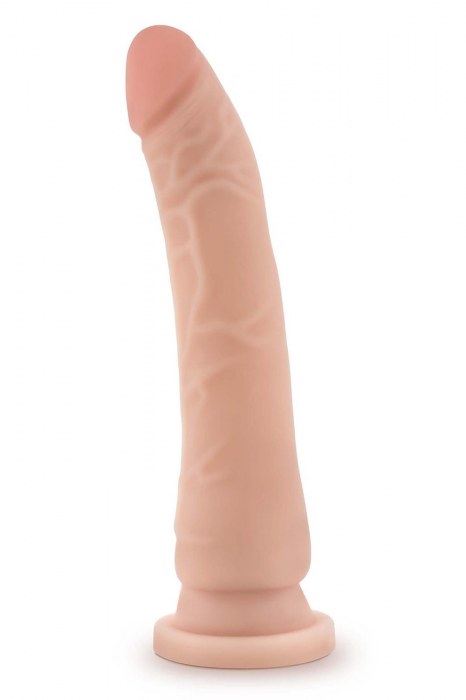Телесный фаллоимитатор на присоске 9-Inch Posable Dildo - 22,8 см. - Blush Novelties