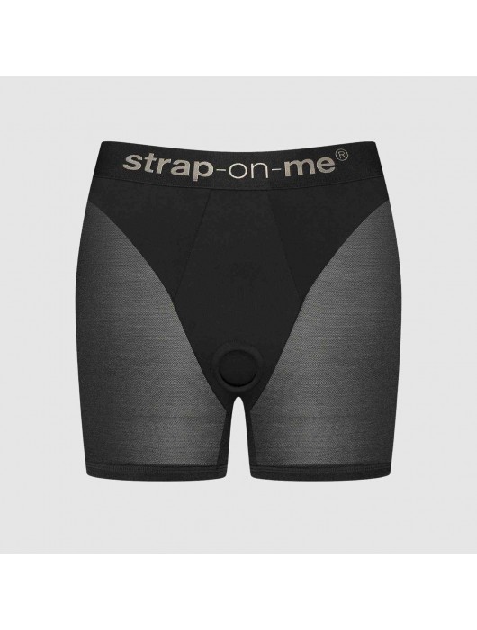 Трусики-шорты для фиксации насадок Strap-on-me Harness Lingerie Halo - size S - Strap-on-me - купить с доставкой в Королеве