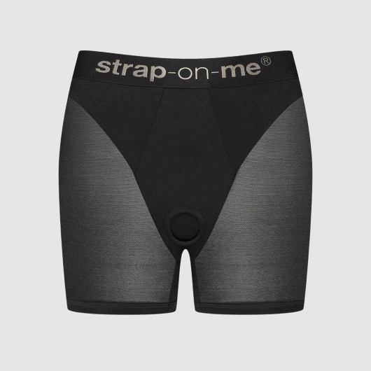 Трусики-шорты для фиксации насадок Strap-on-me Harness Lingerie Halo - size XL - Strap-on-me - купить с доставкой в Королеве