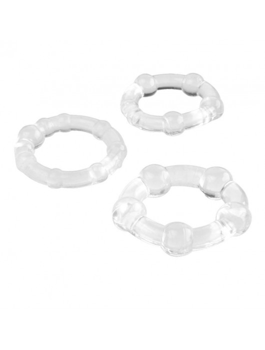 Набор из 3 эрекционных прозрачных колец - Boys of Toys - в Королеве купить с доставкой