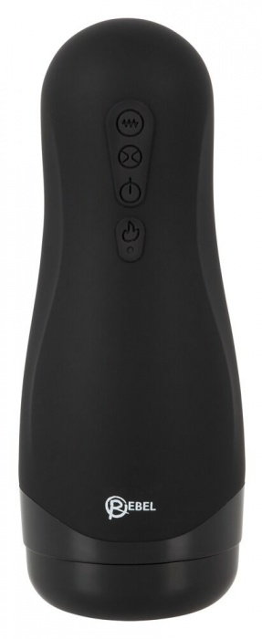 Черный вибромастурбатор с подогревом Masturbator with 3 Functions - Orion - в Королеве купить с доставкой