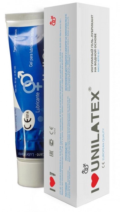 Лубрикант на водной основе Unilatex Gel - 80 мл. - Unilatex - купить с доставкой в Королеве