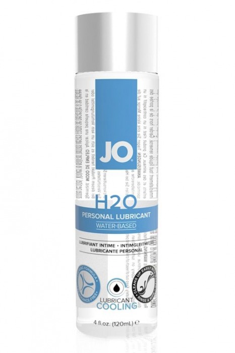Охлаждающий лубрикант на водной основе JO Personal Lubricant H2O COOLING - 120 мл. - System JO - купить с доставкой в Королеве