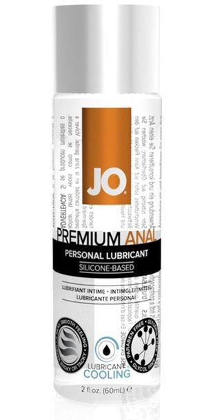 Анальный охлаждающий лубрикант на силиконовой основе JO PREMIUM ANAL COOLING - 60 мл. - System JO - купить с доставкой в Королеве
