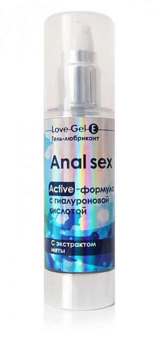 Анальный обезболивающий гель-лубрикант LoveGel E - 55 гр. - Биоритм - купить с доставкой в Королеве