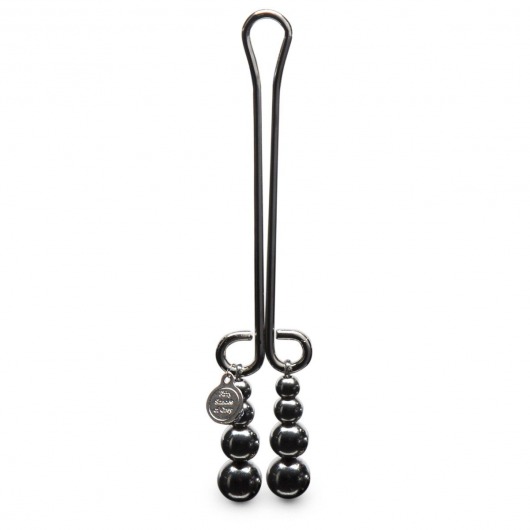 Зажим для клитора с бусинами Just Sensation Beaded Clitoral Clamp - Fifty Shades of Grey - купить с доставкой в Королеве