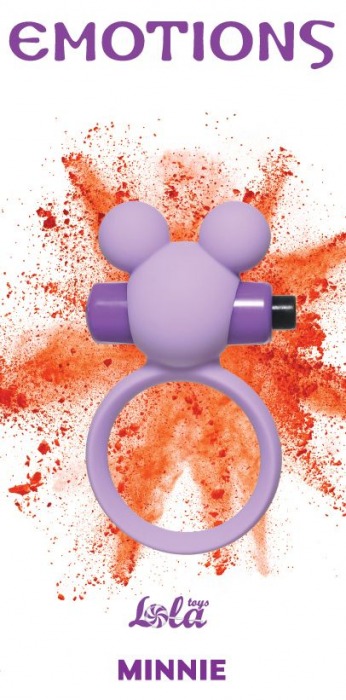 Сиреневое эрекционное виброколечко Emotions Minnie - Lola Games - в Королеве купить с доставкой