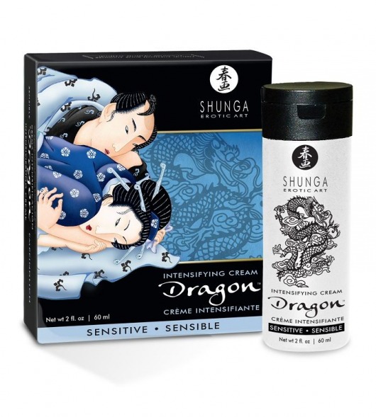 Интимный мужской крем SHUNGA DRAGON SENSITIVE - 60 мл. - Shunga - купить с доставкой в Королеве