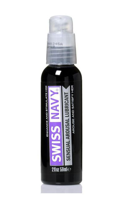 Возбуждающий гель-лубрикант на водной основе Sensual Arousal Lubricant - 59 мл. - Swiss navy - купить с доставкой в Королеве