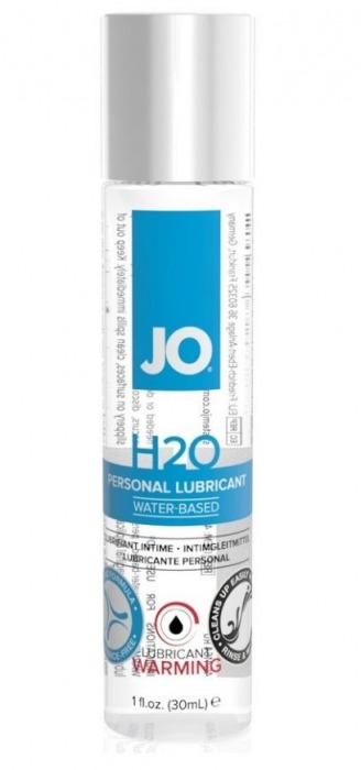 Возбуждающий лубрикант на водной основе JO Personal Lubricant H2O Warming - 30 мл. - System JO - купить с доставкой в Королеве