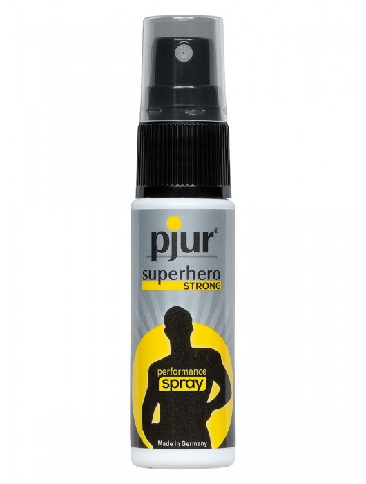 Спрей-пролонгатор длительного действия pjur SUPERHERO Strong Spray - 20 мл. - Pjur - купить с доставкой в Королеве
