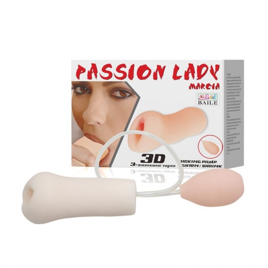 Мастурбатор Passion Lady Marcia с грушей для имитации посасывания - Baile - в Королеве купить с доставкой