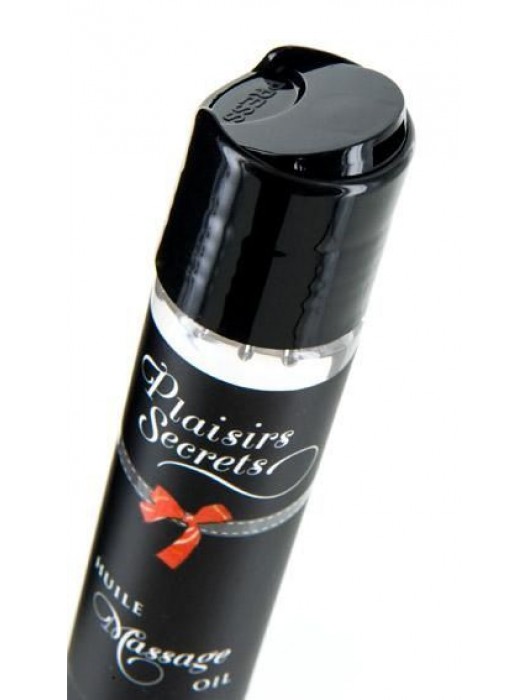 Массажное масло с ароматом кокоса Huile de Massage Gourmande Coco - 59 мл. - Plaisir Secret - купить с доставкой в Королеве