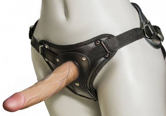 Женский страпон с вагинальной пробкой Woman Strap - 18 см. - LOVETOY (А-Полимер) - купить с доставкой в Королеве