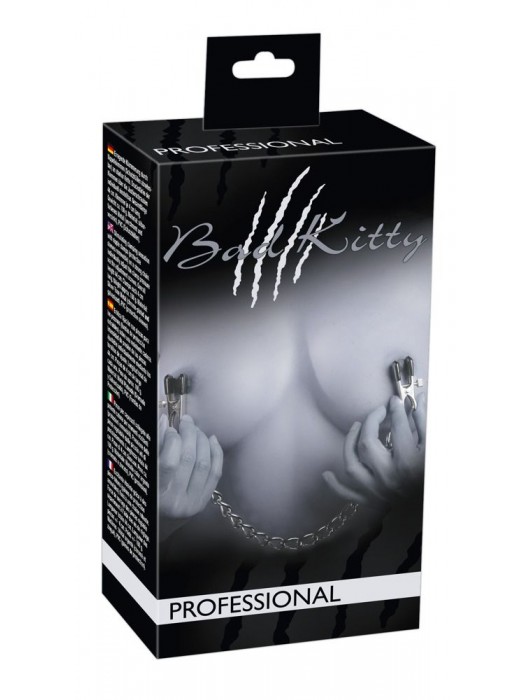 Металлические зажимы на соски Kette mit Klemmen с соединительной цепочкой - Orion - купить с доставкой в Королеве