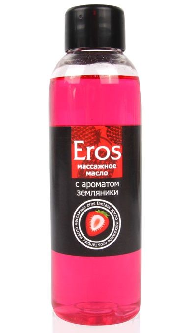 Массажное масло Eros fantasy с ароматом земляники - 75 мл. - Биоритм - купить с доставкой в Королеве