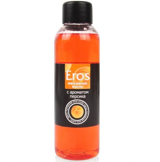 Массажное масло Eros exotic с ароматом персика - 75 мл. - Биоритм - купить с доставкой в Королеве