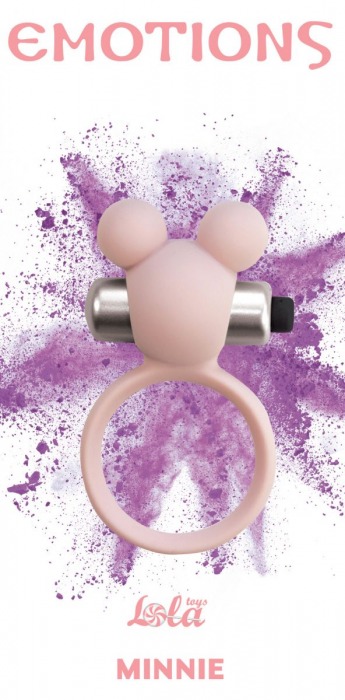 Розовое эрекционное виброколечко Emotions Minnie Light pink - Lola Games - в Королеве купить с доставкой