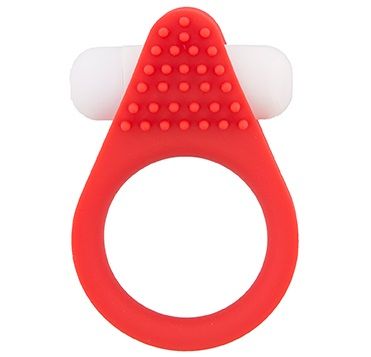 Красное эрекционное кольцо LIT-UP SILICONE STIMU RING 1 RED - Dream Toys - в Королеве купить с доставкой