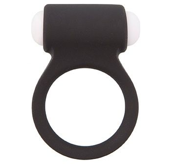 Чёрное эрекционное виброкольцо LIT-UP SILICONE STIMU RING 3 BLACK - Dream Toys - в Королеве купить с доставкой