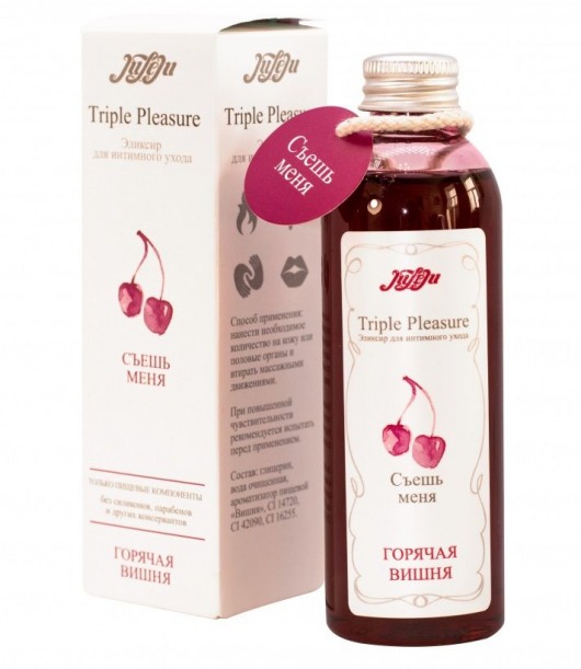 Эликсир Triple Pleasure  Горячая вишня  - 130 гр. - JULEJU - купить с доставкой в Королеве