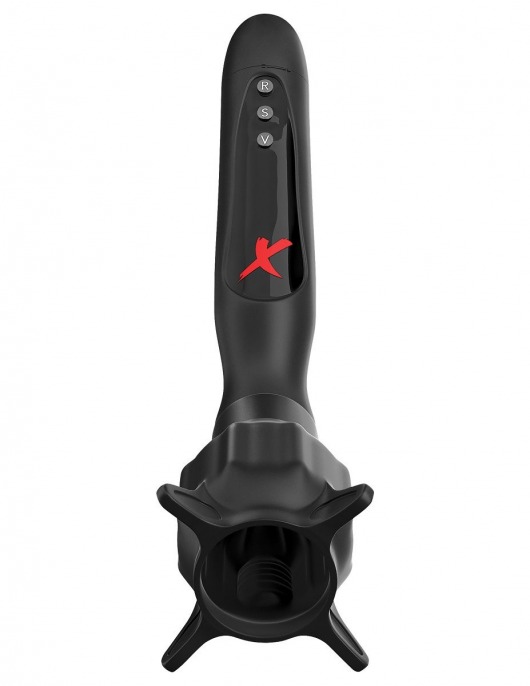 Чёрный вибростимулятор для головки члена с эффектом всасывания Vibrating Roto-Sucker - Pipedream - в Королеве купить с доставкой