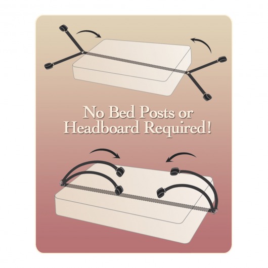 Набор фиксаторов на руки и ноги - Pipedream - купить с доставкой в Королеве