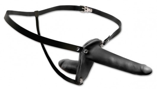 Женский страпон с вагинальной пробкой Double Penetrix Strap-on - 15 см. - Pipedream - купить с доставкой в Королеве