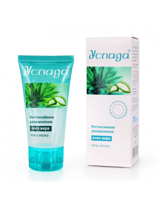 Гель-лубрикант  Услада  с алое вера - 60 гр. - Биоритм - купить с доставкой в Королеве