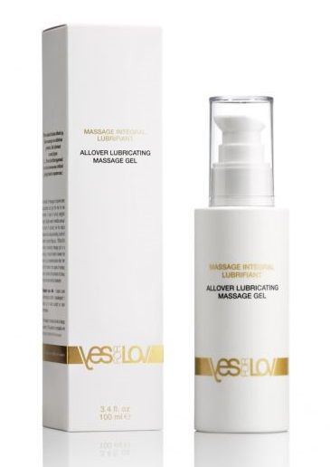 Массажный гель-смазка на силиконовой основе Allover Massage Gel - 100 мл. - YESforLOV - купить с доставкой в Королеве