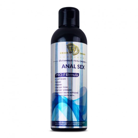 Анальный интимный гель-смазка ANAL SEX - 200 мл. - БиоМед - купить с доставкой в Королеве