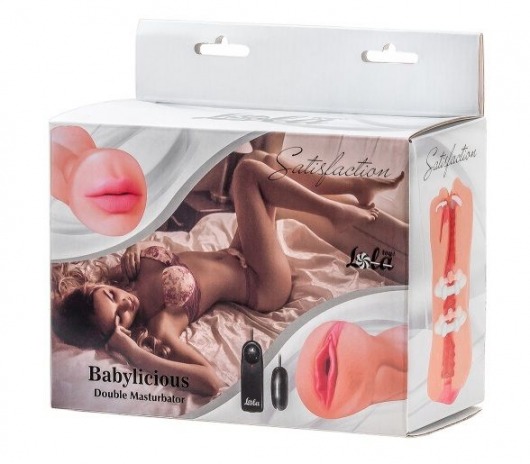 Двусторонний мастурбатор с вибропулей Satisfaction Babylicious - Lola Games - в Королеве купить с доставкой