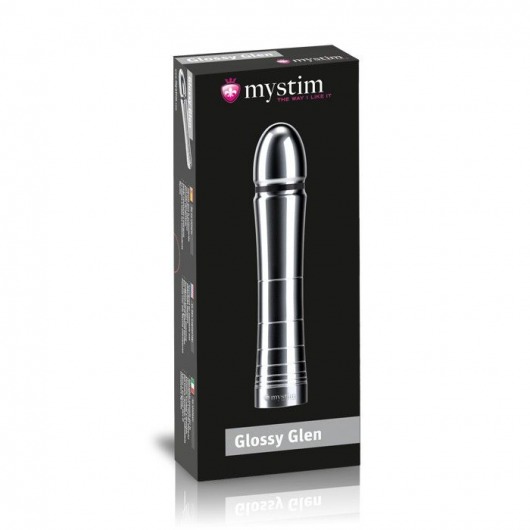 Фаллоимитатор для электростимуляции Glossy Glen Dildo - 14 см. - MyStim - купить с доставкой в Королеве