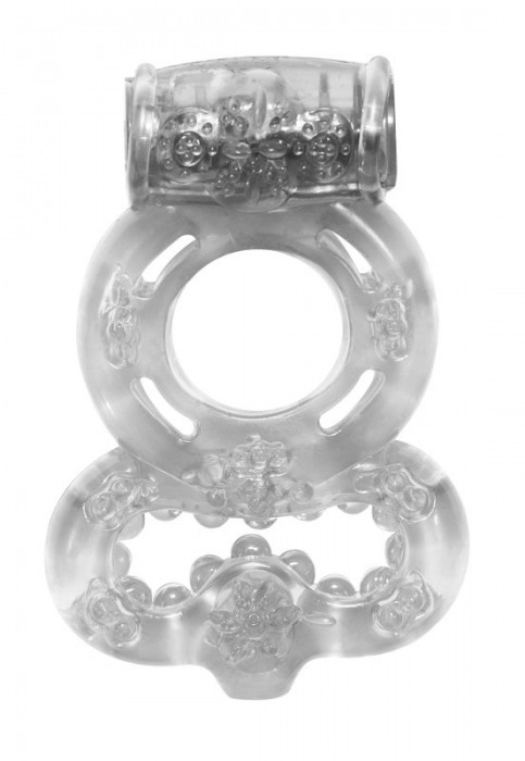Прозрачное эрекционное кольцо Rings Treadle с подхватом - Lola Games - в Королеве купить с доставкой