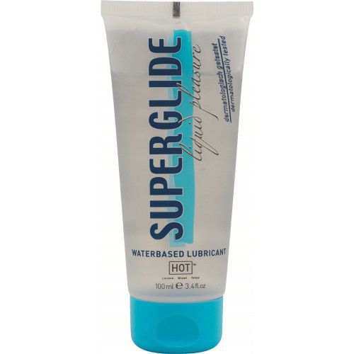 Интимная смазка на водной основе Superglide - 100 мл. - HOT - купить с доставкой в Королеве