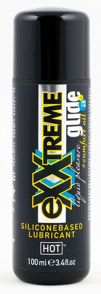Анальная смазка на силиконовой основе Exxtreme Glide - 100 мл. - HOT - купить с доставкой в Королеве