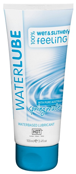 Лубрикант на основе чистой родниковой воды WaterLube - 100 мл. - HOT - купить с доставкой в Королеве