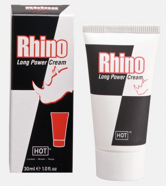 Крем-пролонгатор для мужчин Rhino - 30 мл. - HOT - купить с доставкой в Королеве
