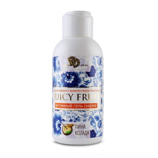 Интимный гель на водной основе JUICY FRUIT с ароматом пина колада - 100 мл. - БиоМед - купить с доставкой в Королеве