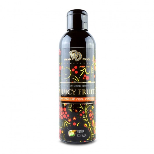 Интимный гель на водной основе JUICY FRUIT с ароматом пина колада - 200 мл. - БиоМед - купить с доставкой в Королеве