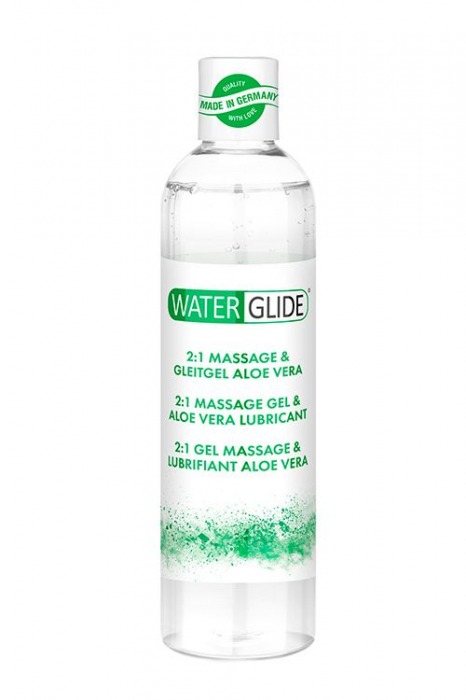 Гель-смазка 2-в-1 MASSAGE   LUBRICANT ALOE VERA - 300 мл. - Waterglide - купить с доставкой в Королеве