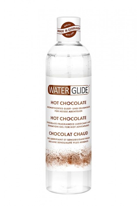 Лубрикант на водной основе с ароматом шоколада HOT CHOCOLATE - 300 мл. - Waterglide - купить с доставкой в Королеве