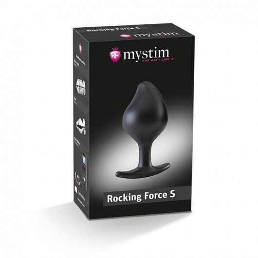 Анальная пробка Rocking Force S для электростимуляции - 9,5 см. - MyStim - купить с доставкой в Королеве