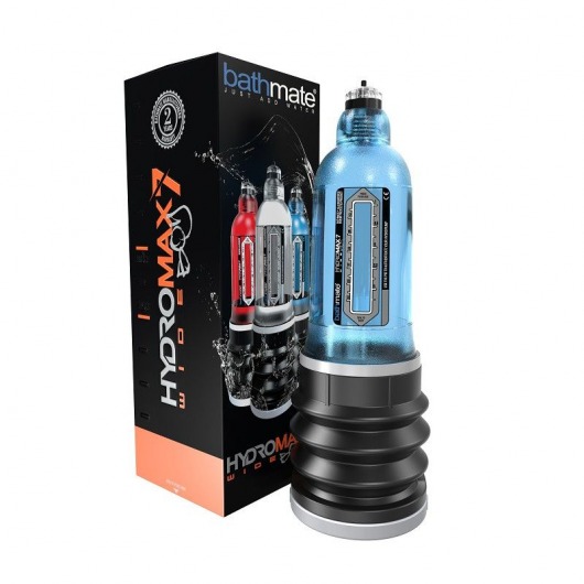 Синяя гидропомпа HydroMAX7 Wide Boy - Bathmate - в Королеве купить с доставкой