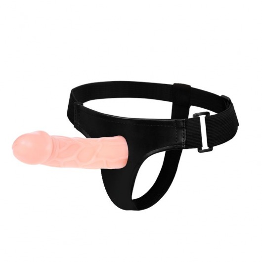 Телесный фаллоимитатор на трусиках Jessica Strap-On - 15,5 см. - Baile - купить с доставкой в Королеве