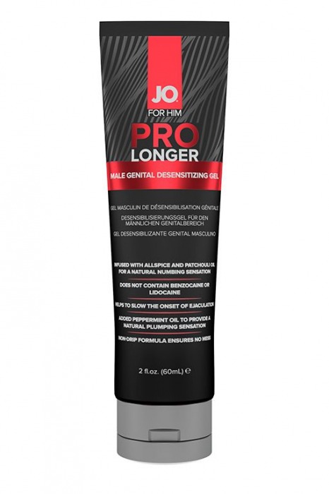 Гель-пролонгатор умеренного действия для мужчин JO Prolonger Gel – 60 мл. - System JO - купить с доставкой в Королеве