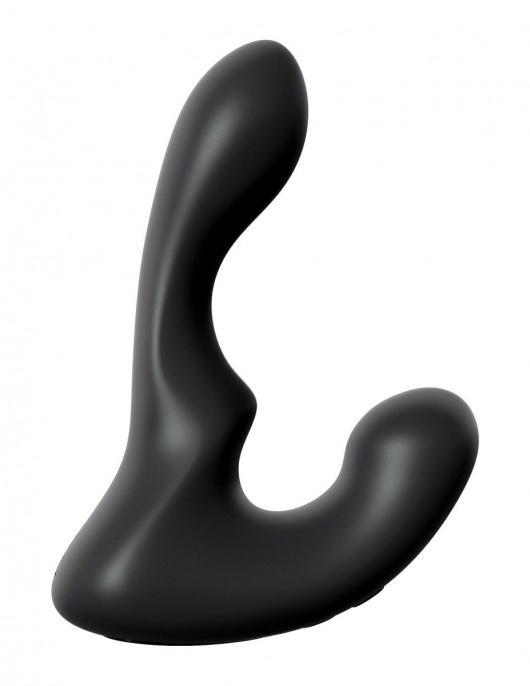 Черный анальный вибростимулятор P-Spot Milker - 14 см. - Pipedream - в Королеве купить с доставкой