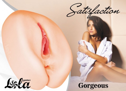 Мастурбатор с 2 тоннелями Satisfaction Gorgeous - Lola Games - в Королеве купить с доставкой