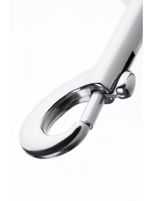 Серебристый двухсторонний карабин TOYFA Metal - ToyFa - купить с доставкой в Королеве